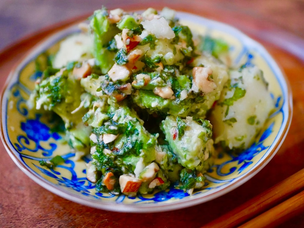 アボカドとシソのポテトサラダ