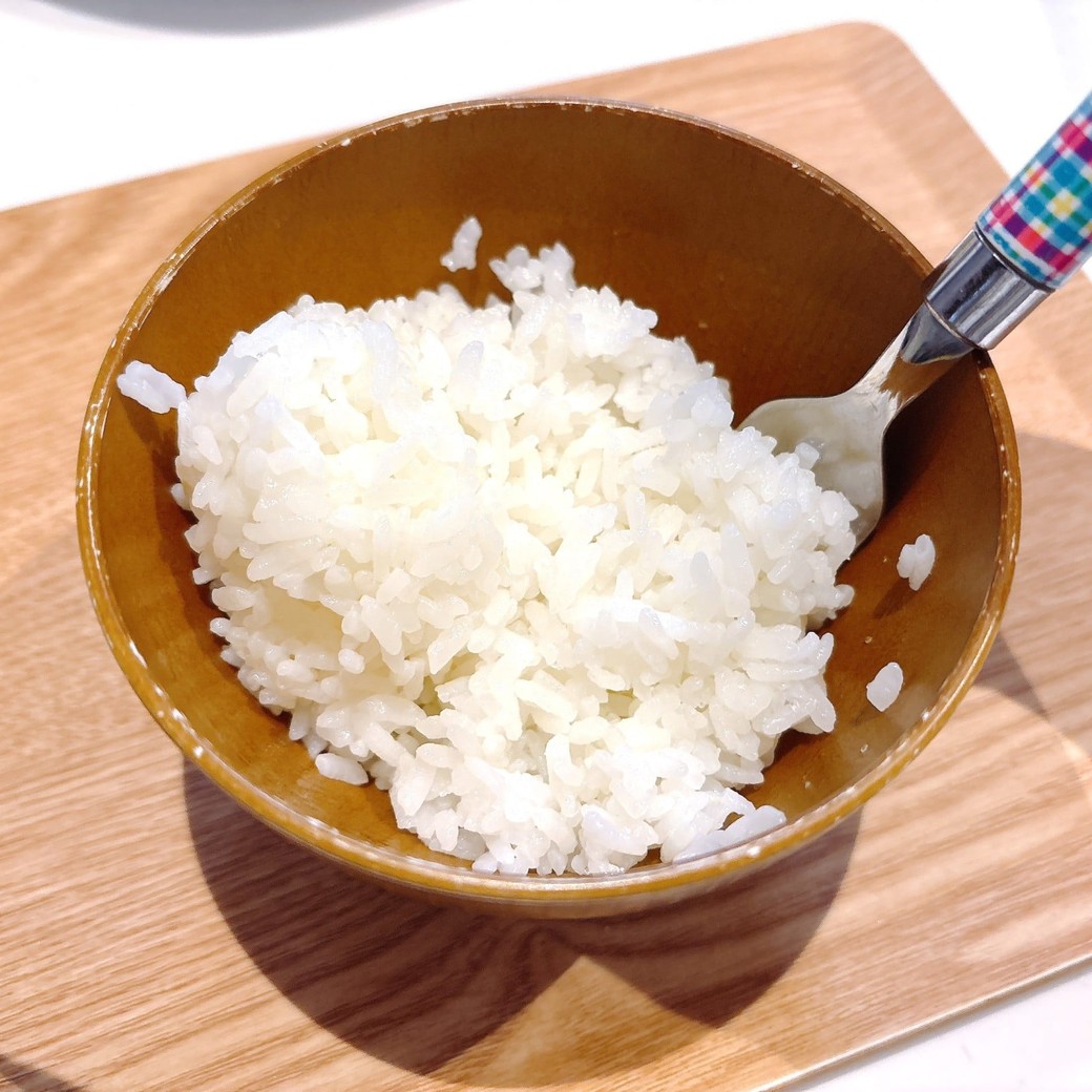 ごはんを混ぜる