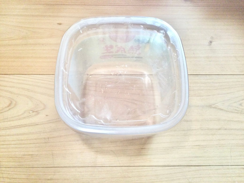 味噌の空き容器