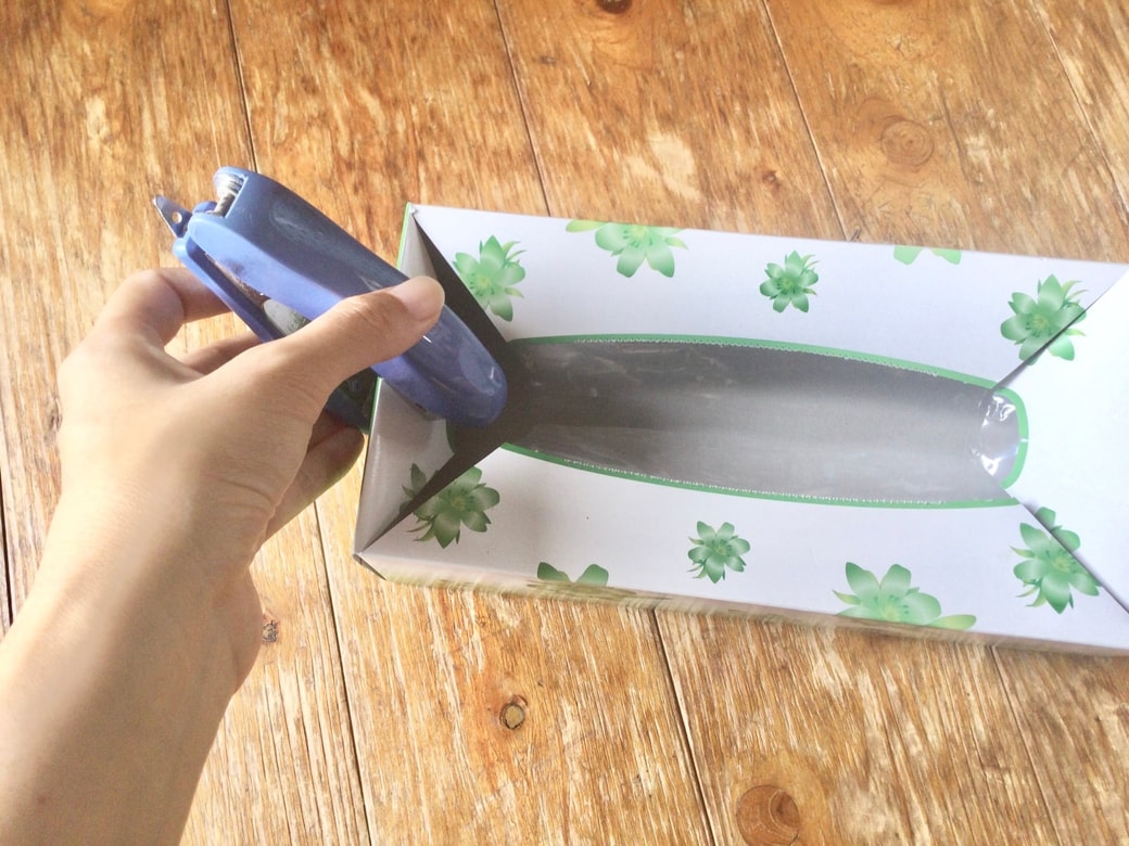 ティッシュの空き箱