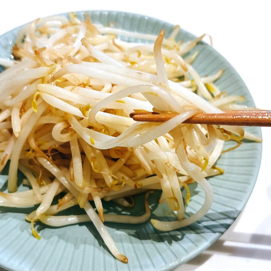 もやしがシャキッとしている