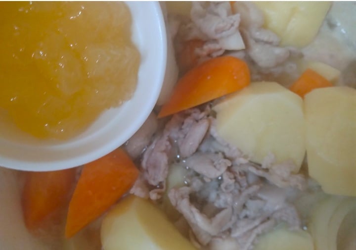 リンゴジャムを加える