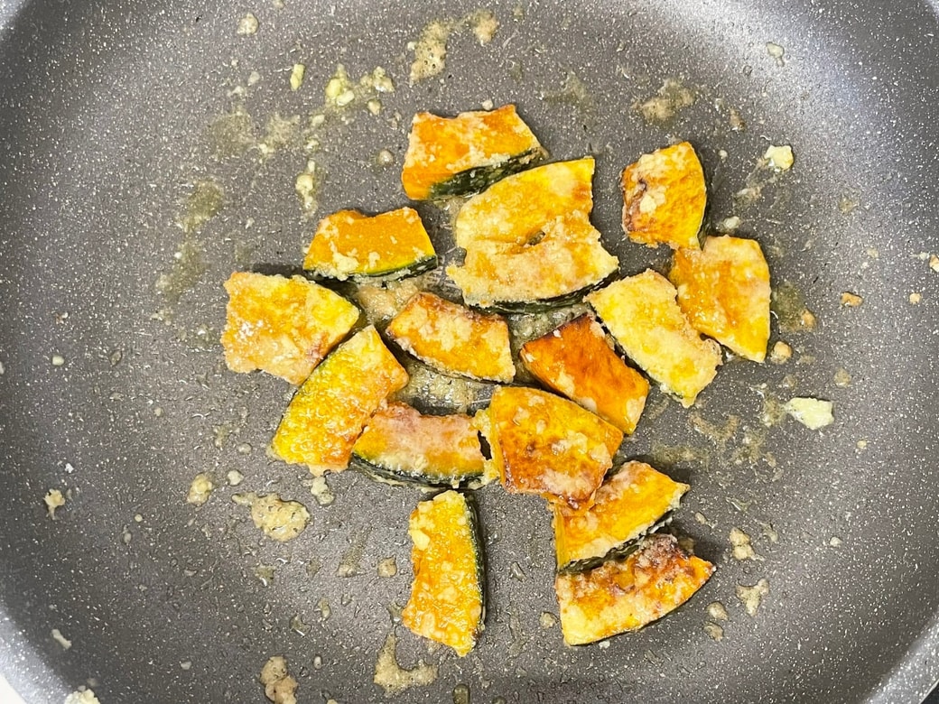 塩バターかぼちゃから揚げ