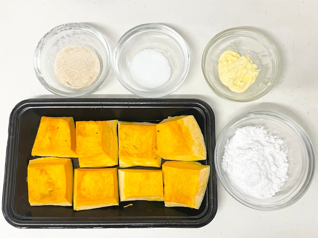 塩バターかぼちゃから揚げ