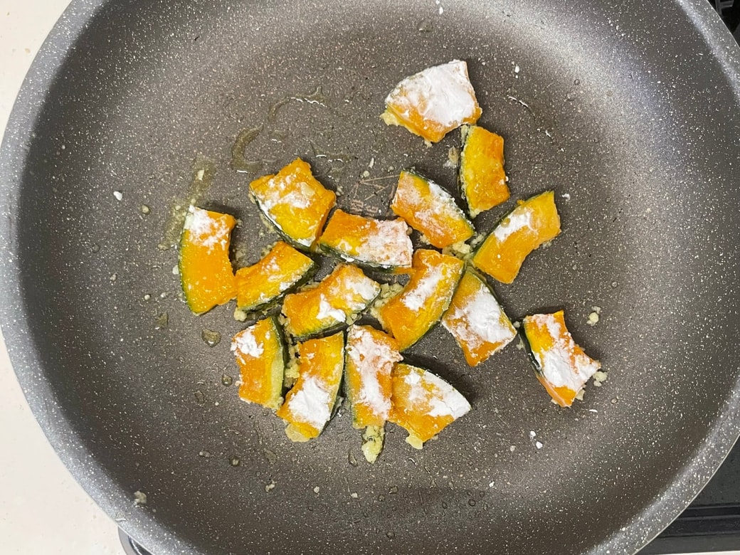 塩バターかぼちゃから揚げ