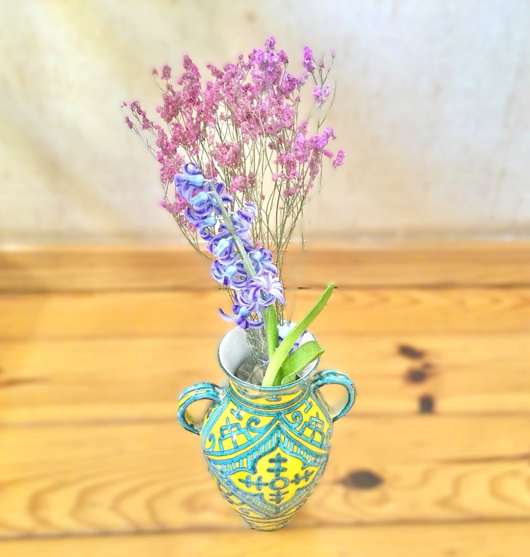 花瓶に生けた花