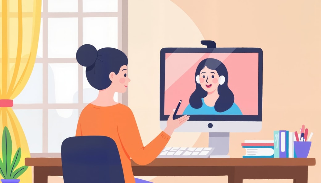 オンライン取材