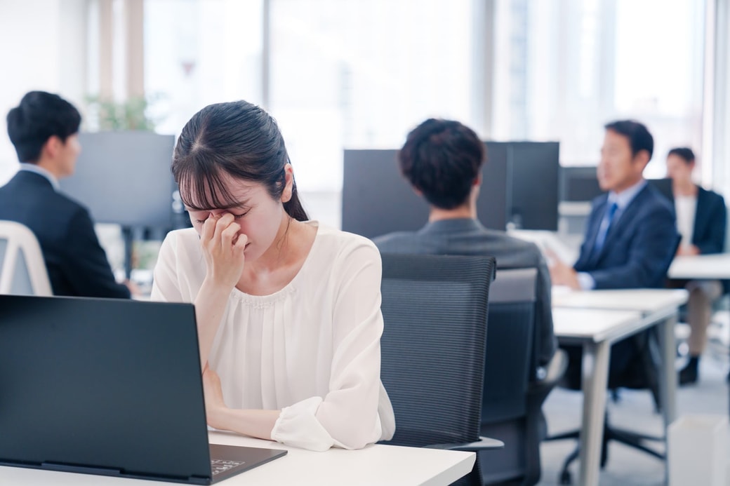 疲れている女性
