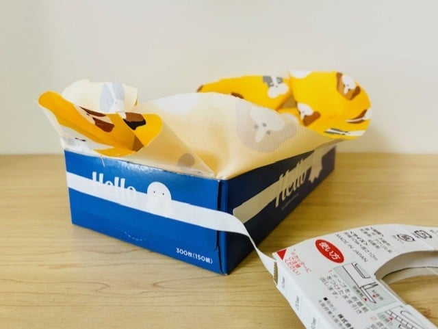 ティッシュ箱工作