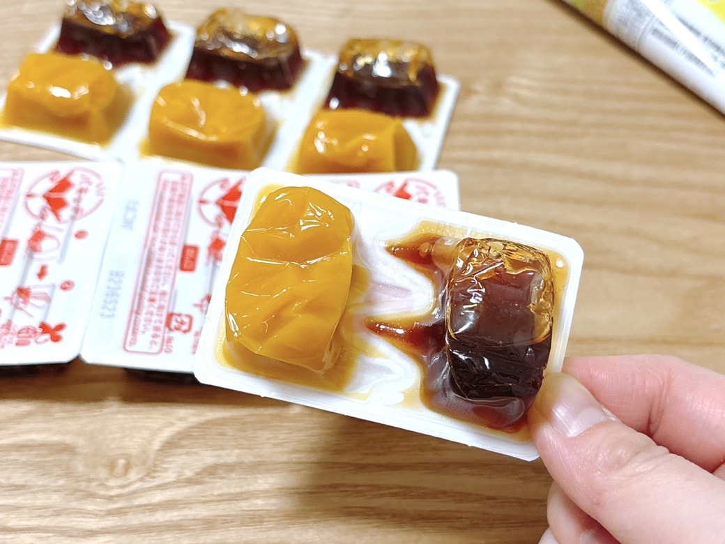 醤油たれと卵ソースがひとつに