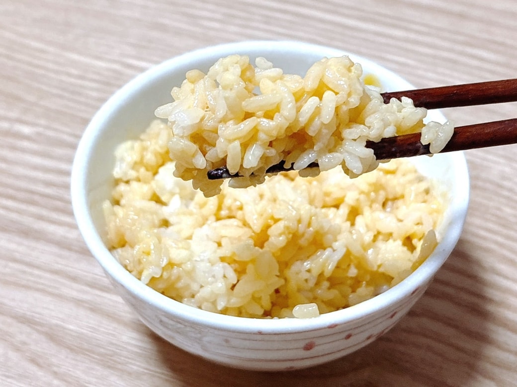 ごはんとしっかり混ぜるとちょうどいい