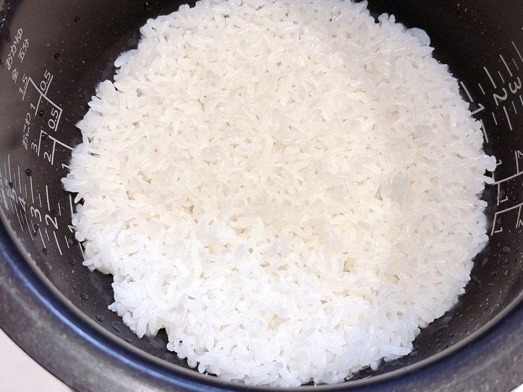 炊き上がったお米