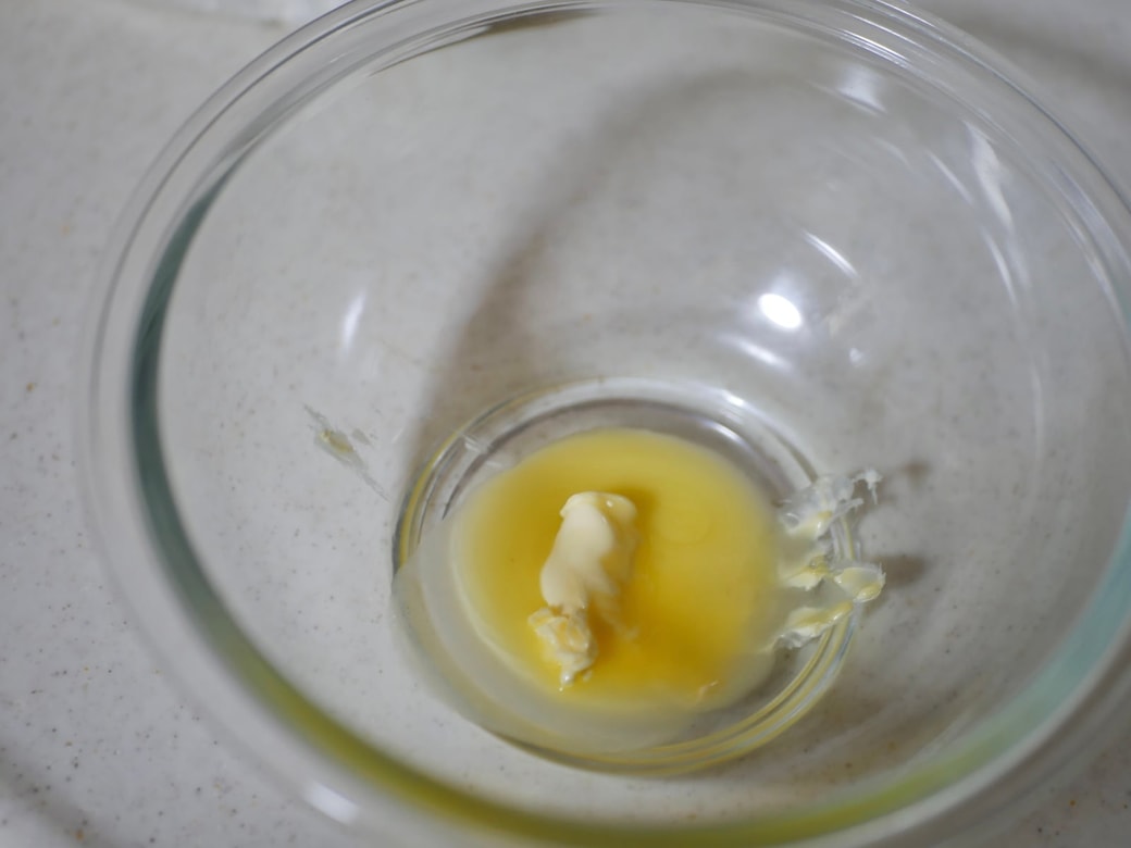 マーガリンを加熱したところ