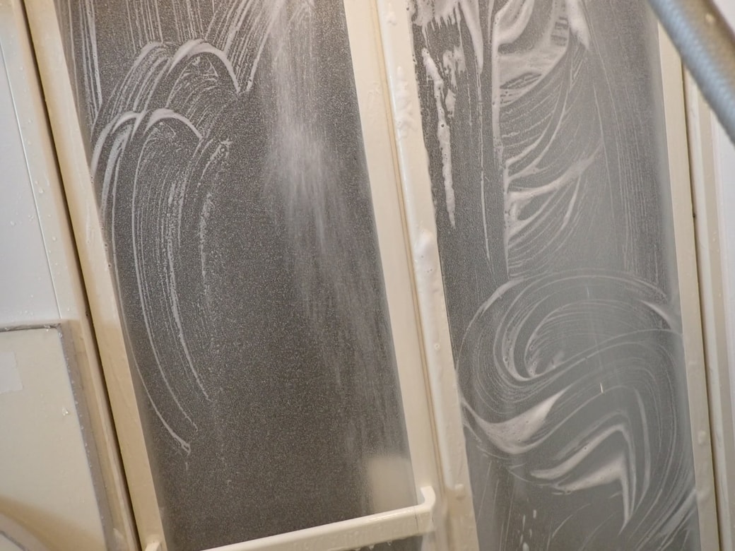 しっかり洗い流す