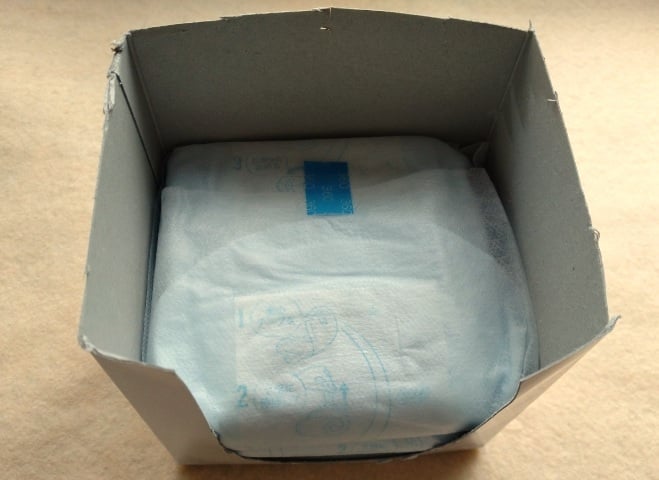 ナプキンを入れる