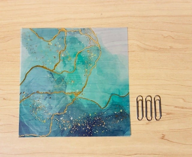 おりがみとゼムクリップ