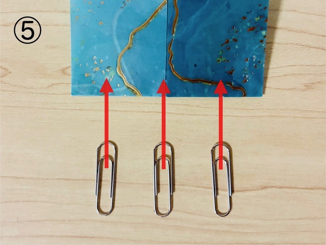 おりがみとゼムクリップ