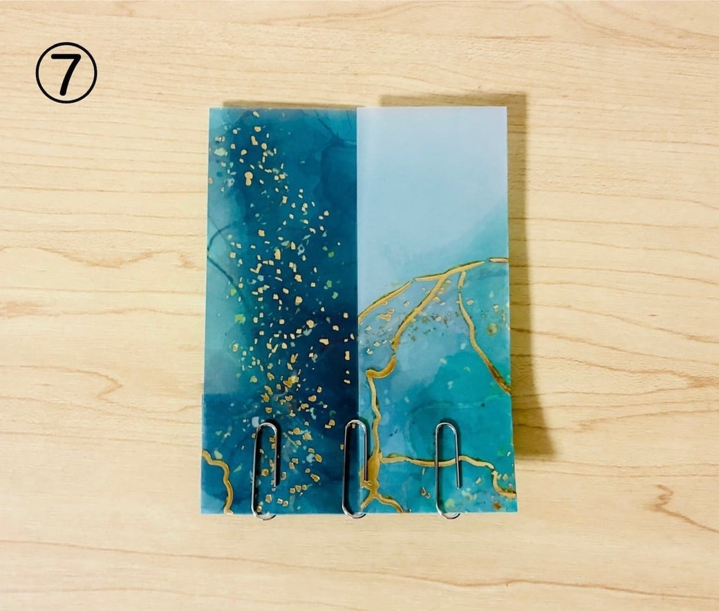 おりがみとゼムクリップ