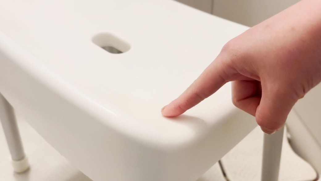 ザラつきが気になるお風呂のイス