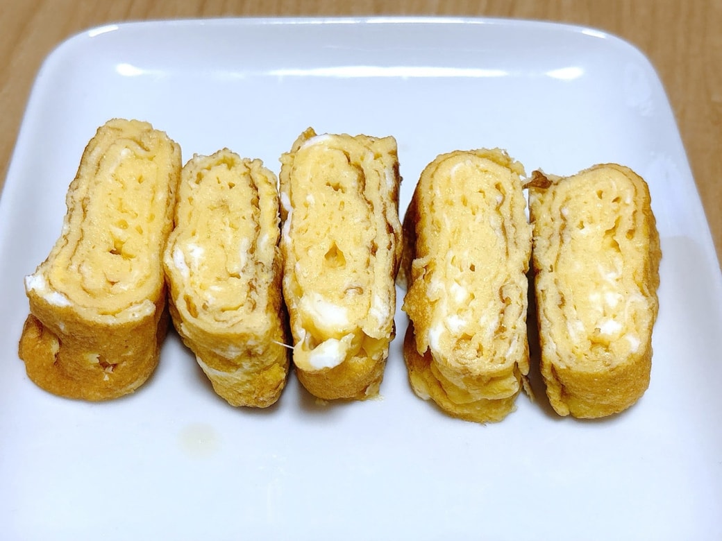 できあがった玉子焼き