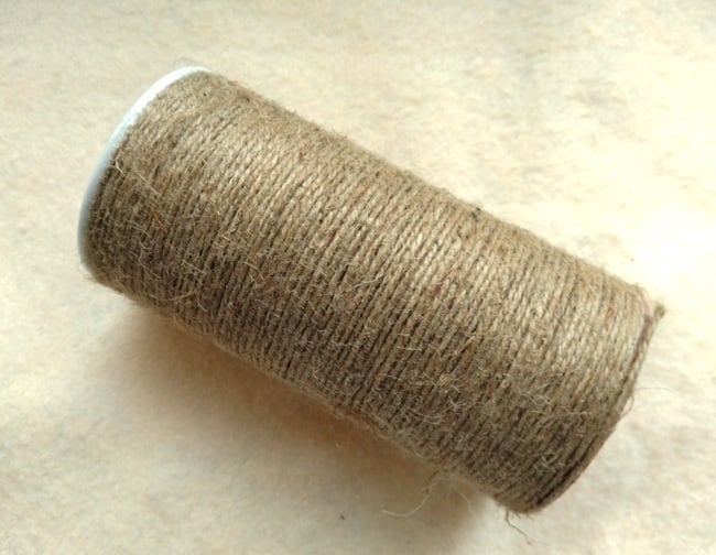 巻き終えたところ