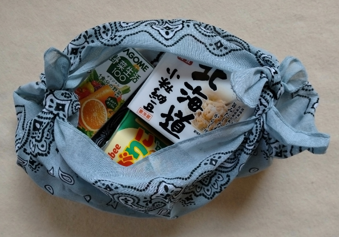 買った物を入れる