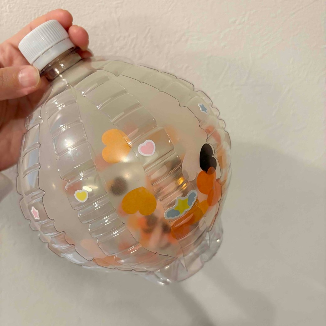 ペットボトルが“かわいい提灯”に変身!