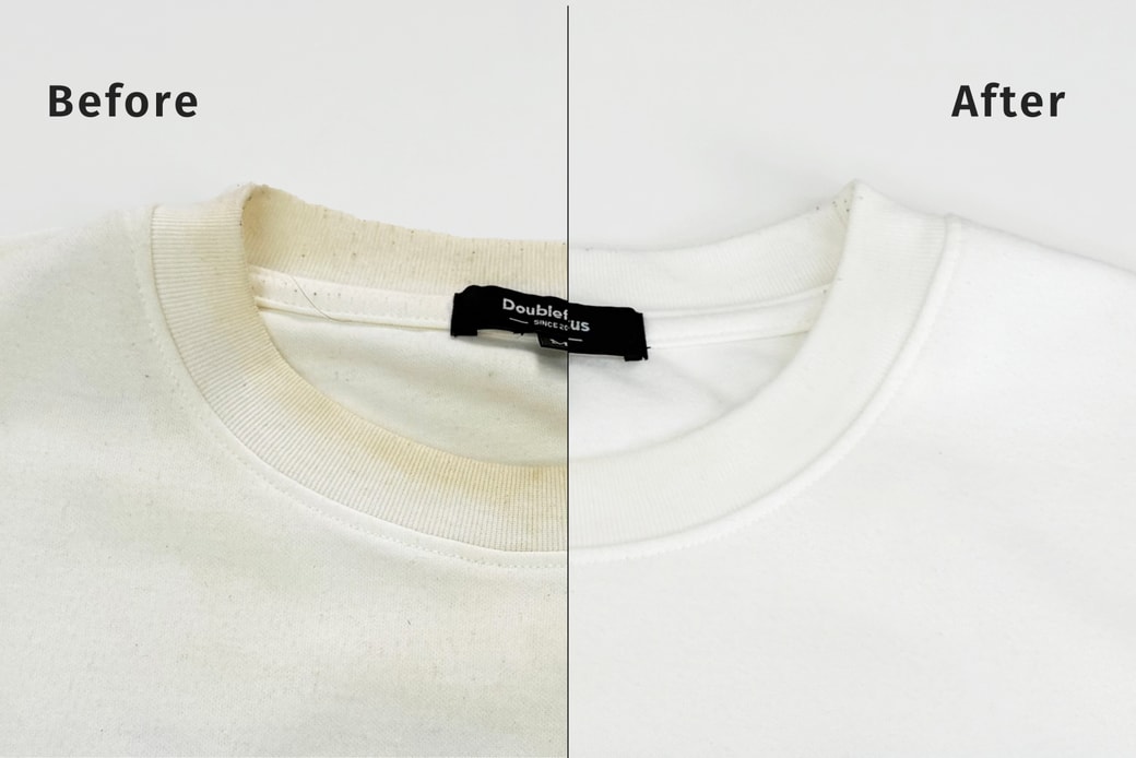 黄ばみを落とすなら、つけ置き洗いが効果的