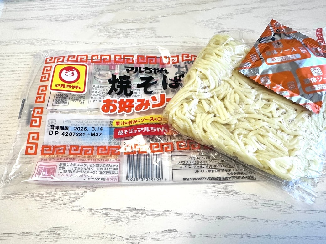 焼きそばの袋