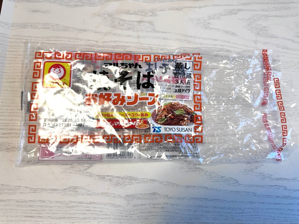焼きそばの袋