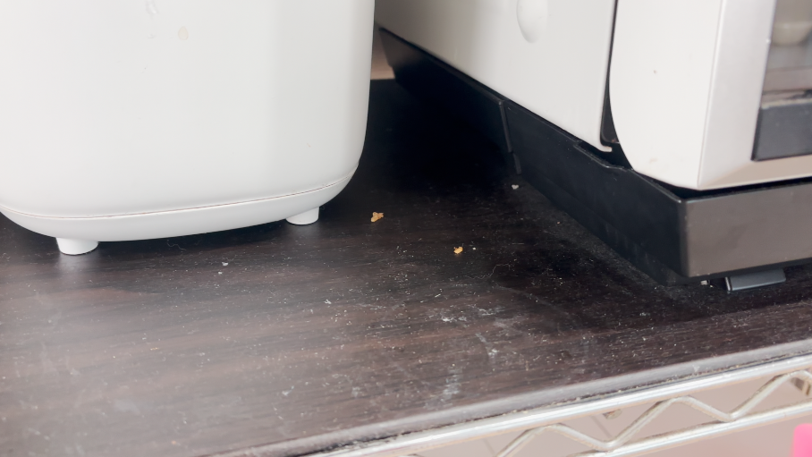 キッチン家電まわりの食べこぼし