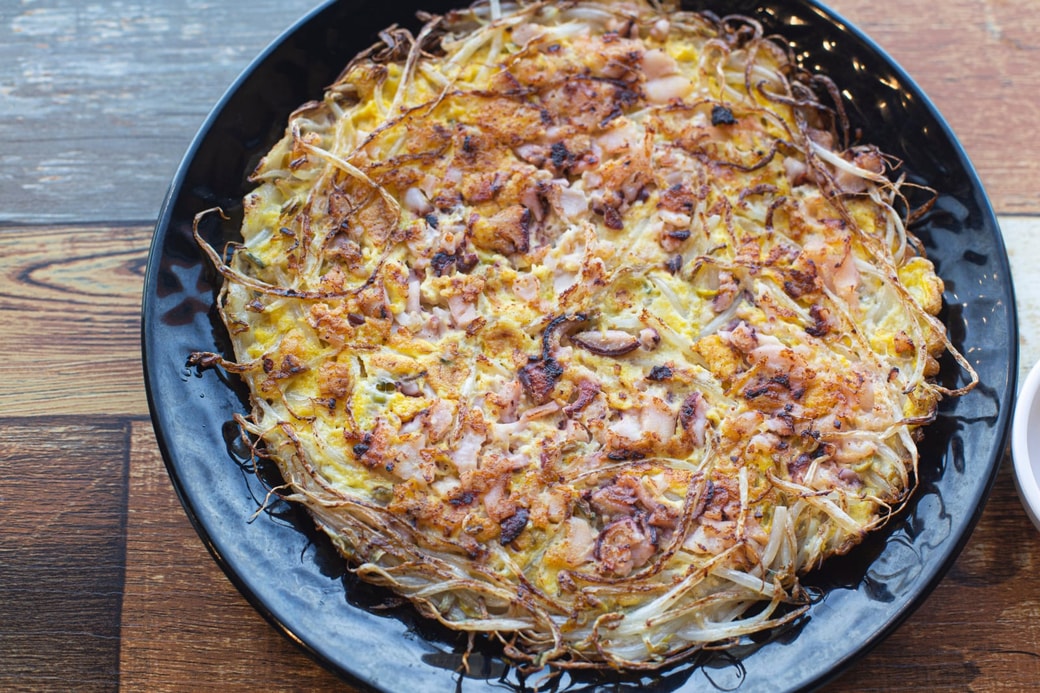 もやしのチヂミ