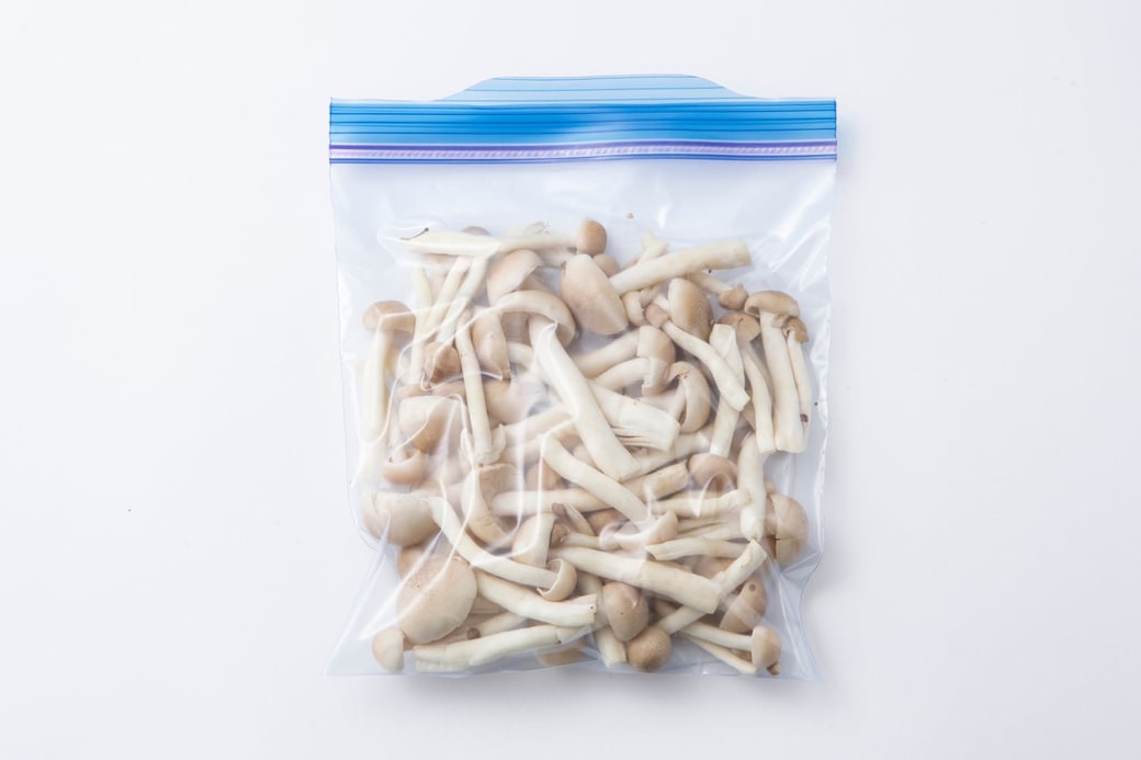 きのこを買ってすぐに冷凍する