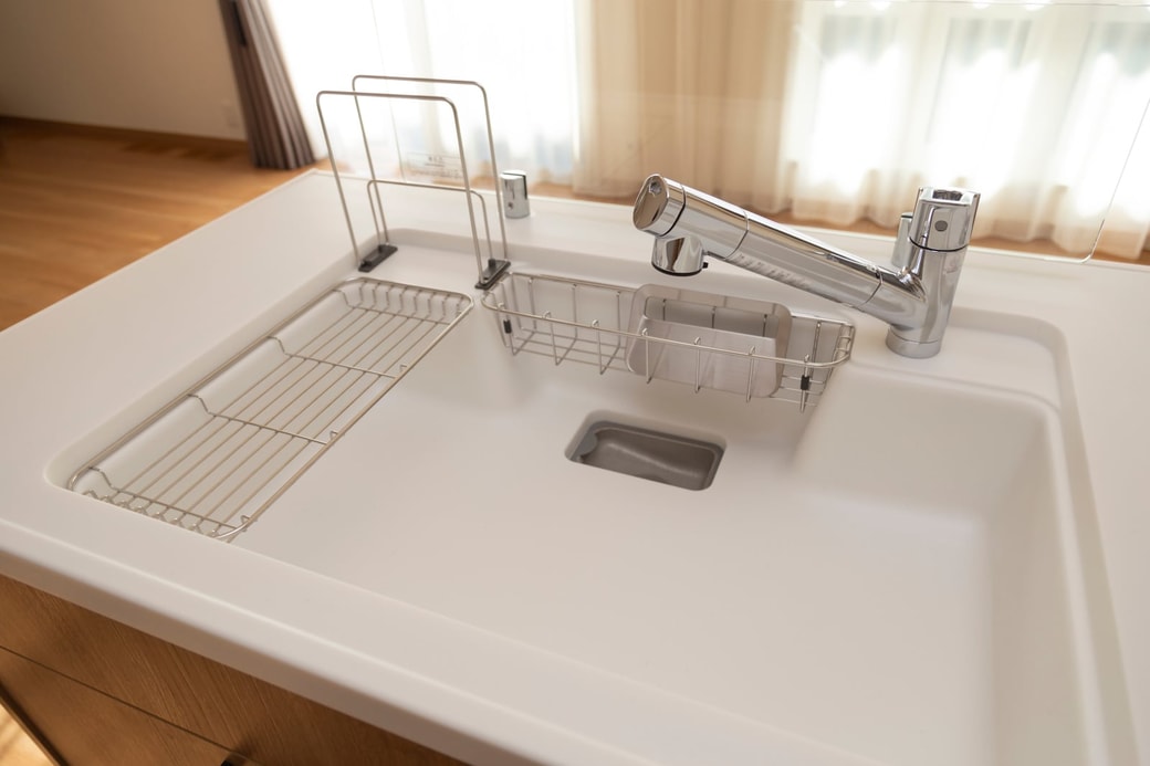 特徴その3．人工大理石のシンク