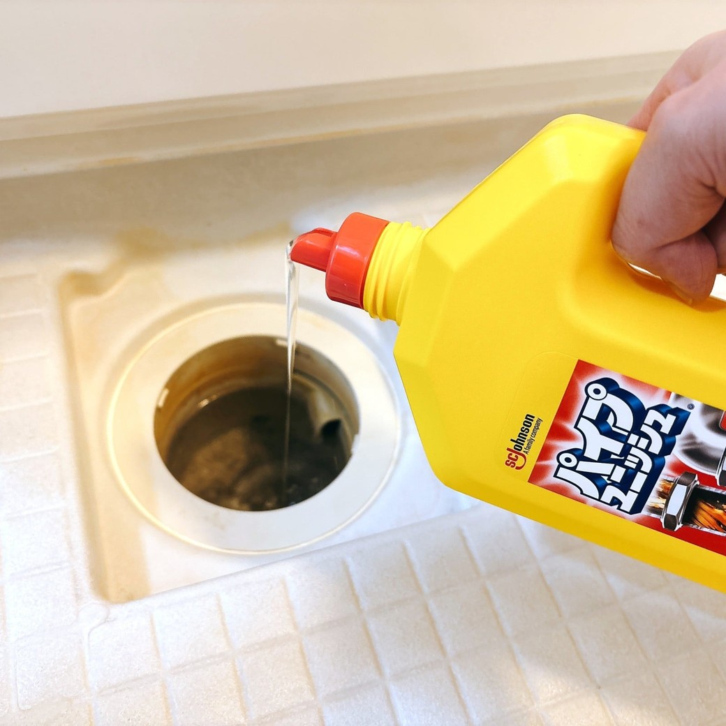 排水口のお手入れに使えるパイプユニッシュ