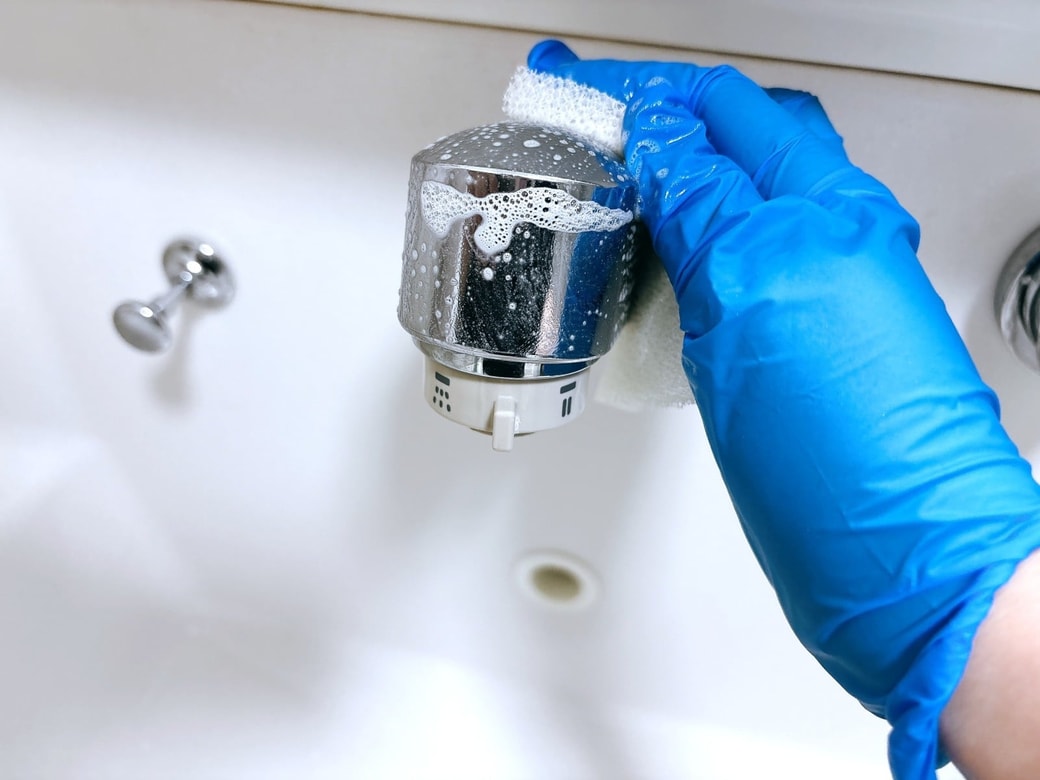 水栓もお手入れする