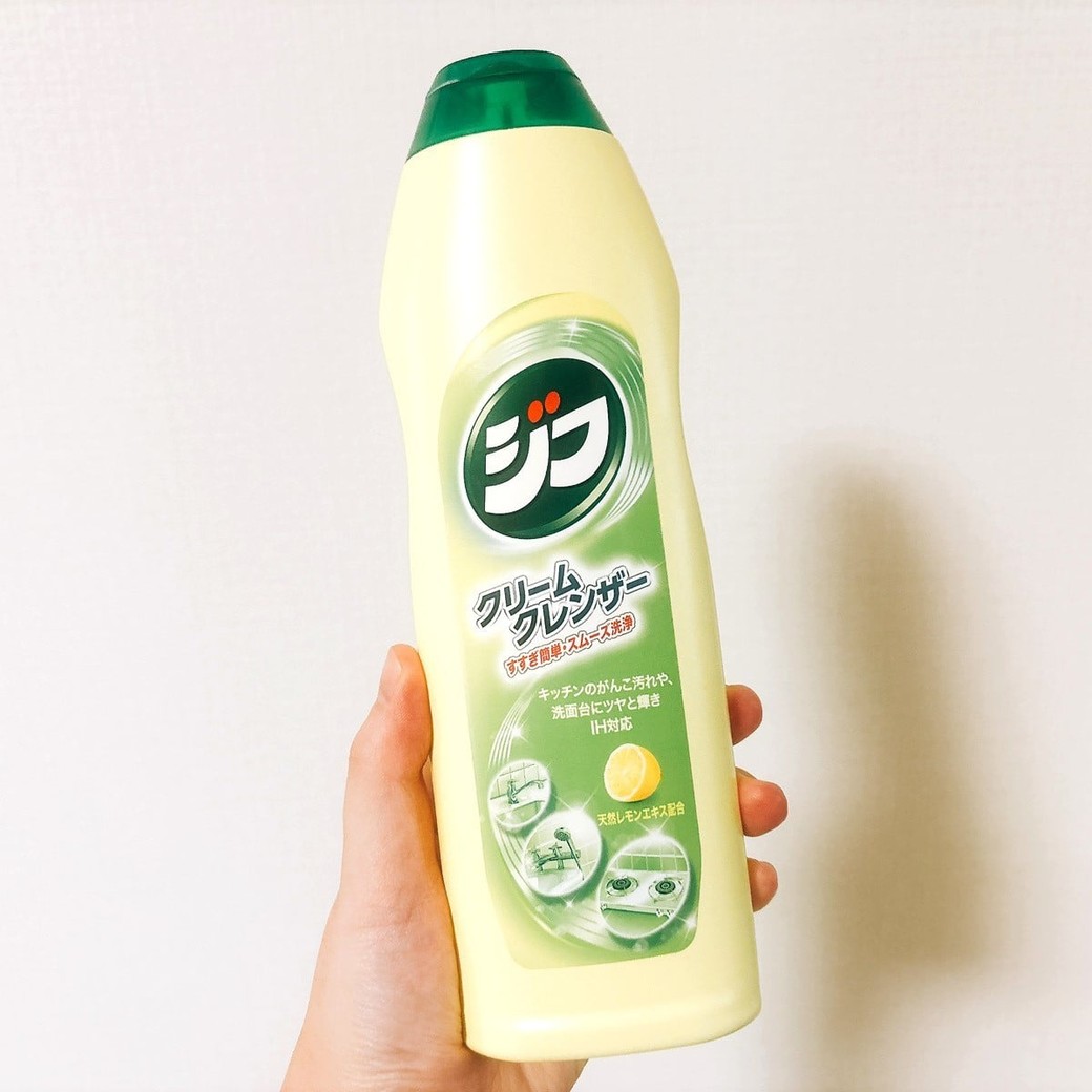 洗面ボウルの掃除に使うジフ