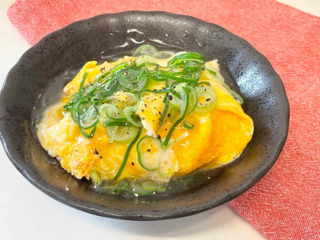 ねぎ塩あんかけ卵丼
