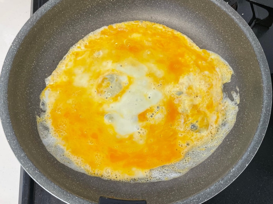 ねぎ塩あんかけ卵丼