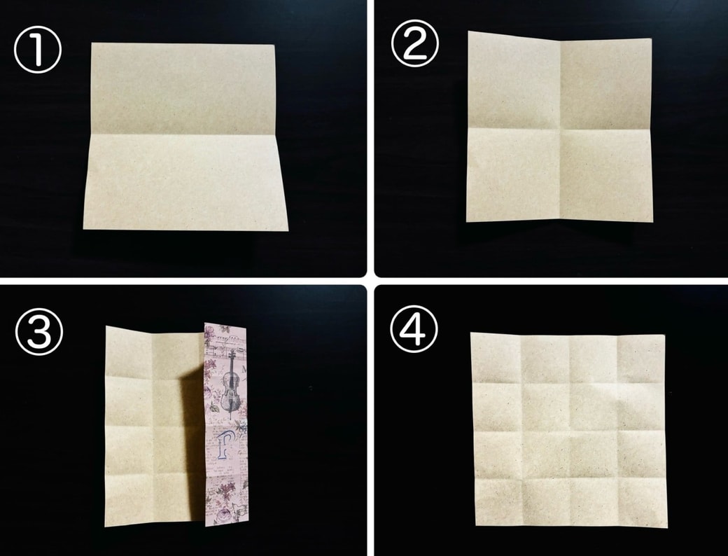 折り紙で写真立て