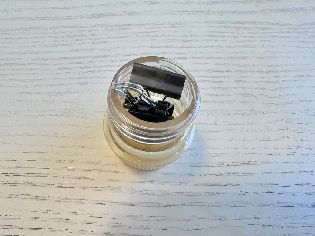 文房具を入れたところ