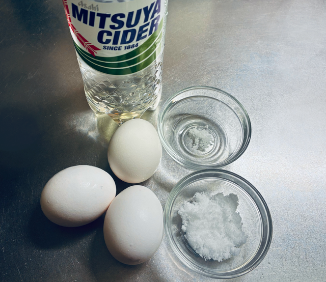 卵焼きにサイダー