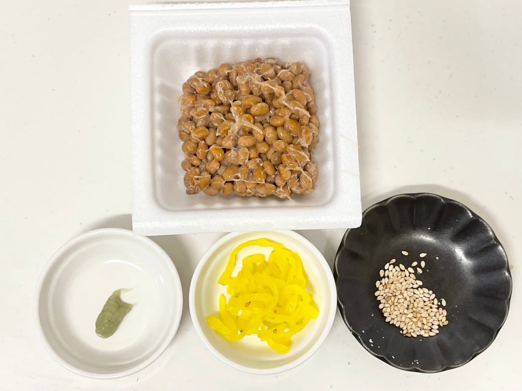 たくあんわさび納豆