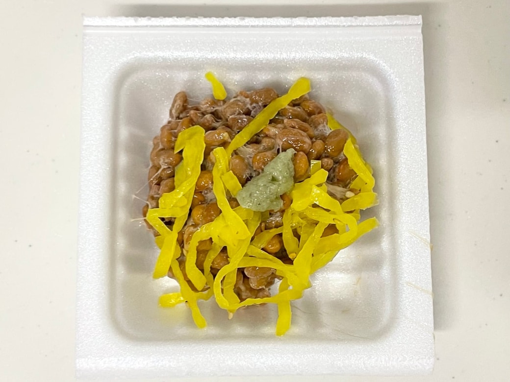 たくあんわさび納豆