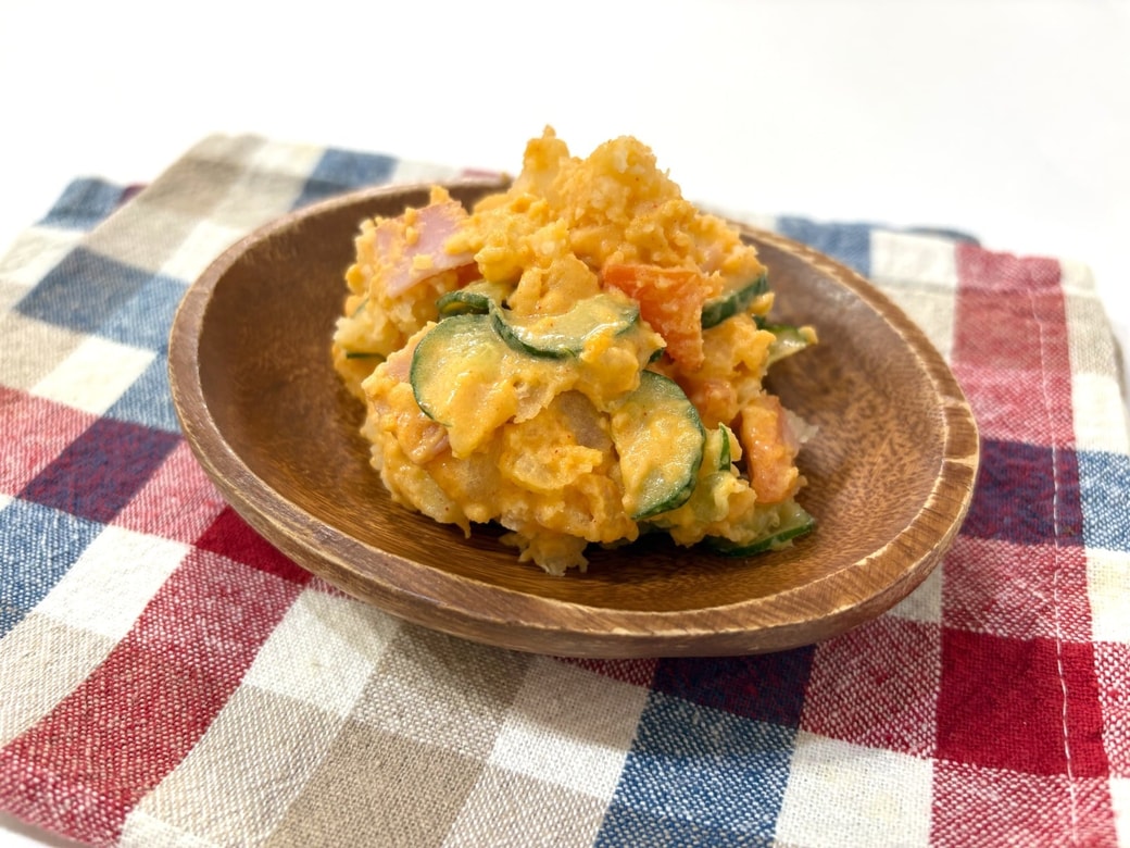 コチュマヨポテトサラダの完成