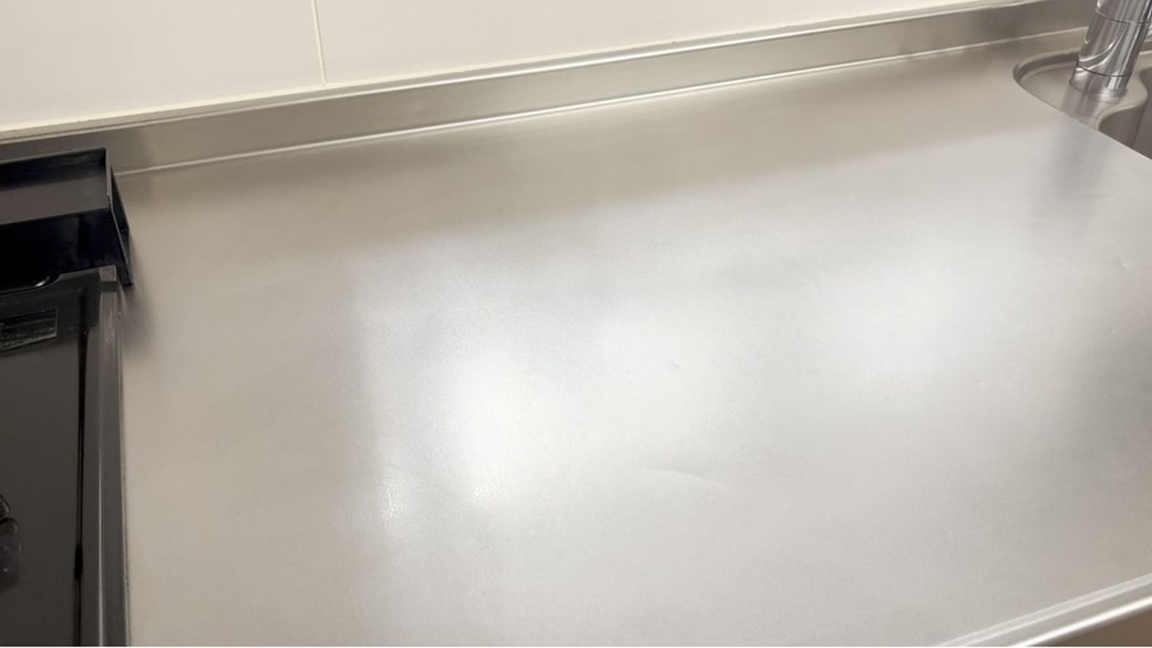 しばらく乾かす