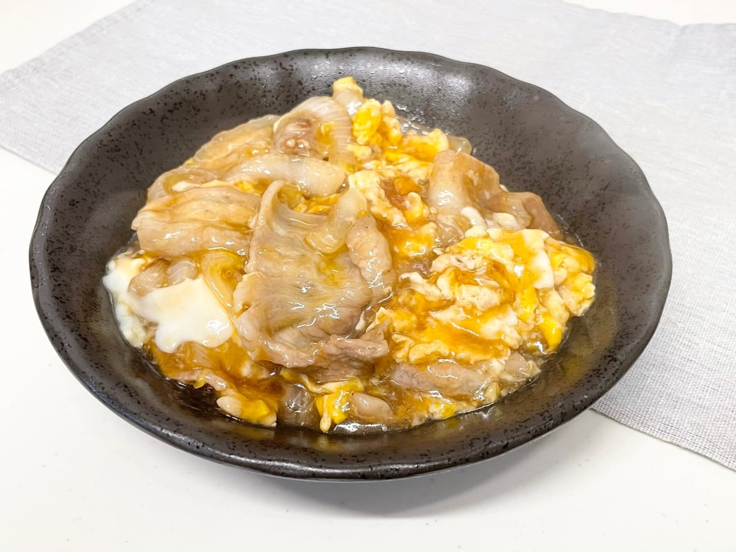 あんかけ卵の生姜焼き