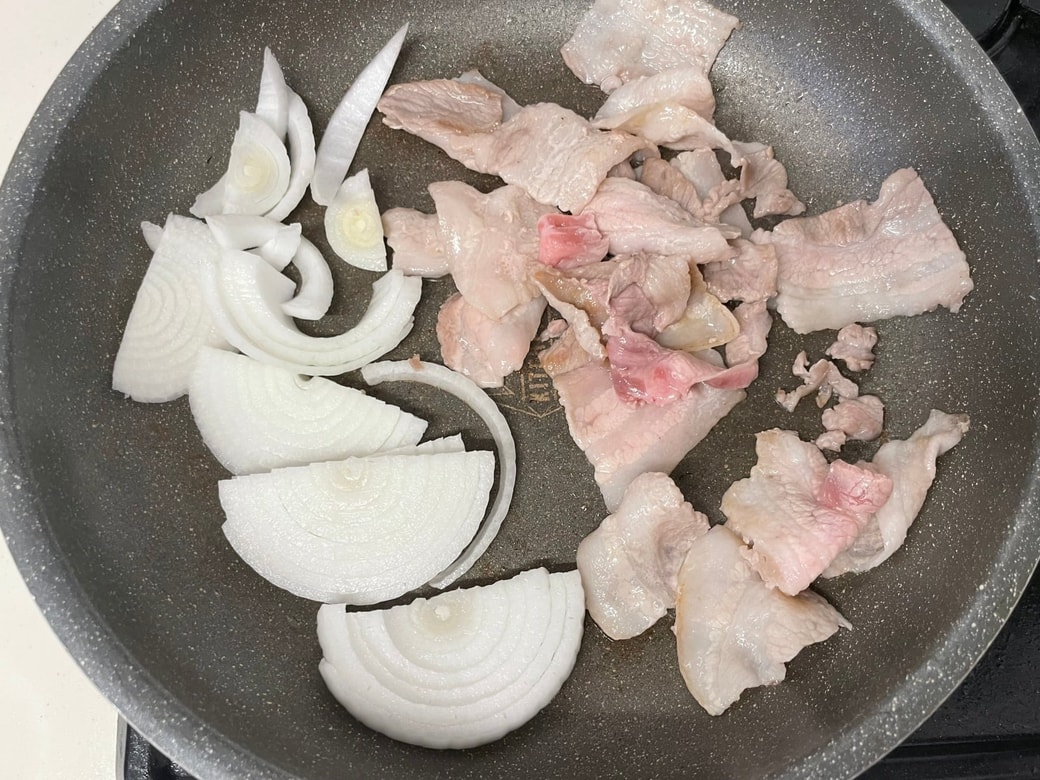 あんかけ卵の生姜焼き