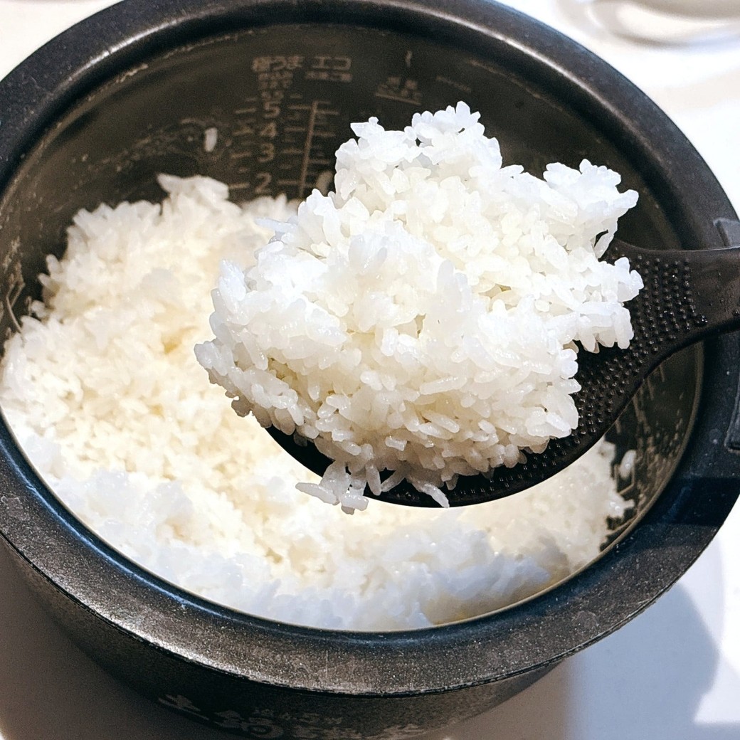 炊きたてはふわふわでおいしい