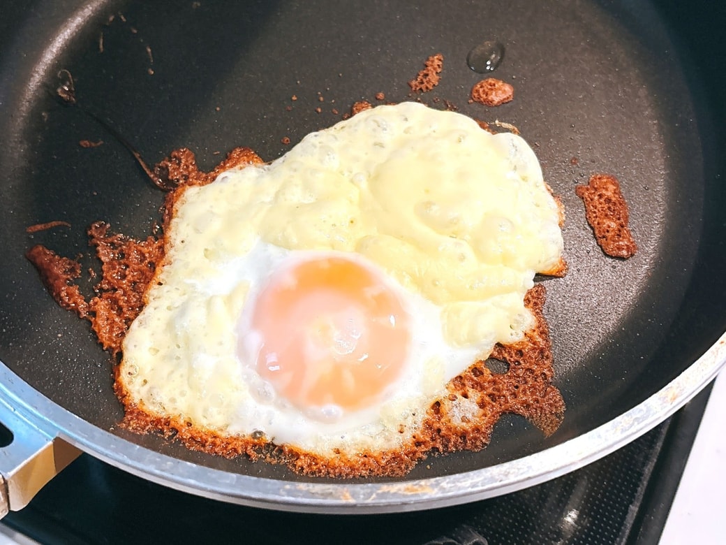 チーズがカリッと溶けたらできあがり